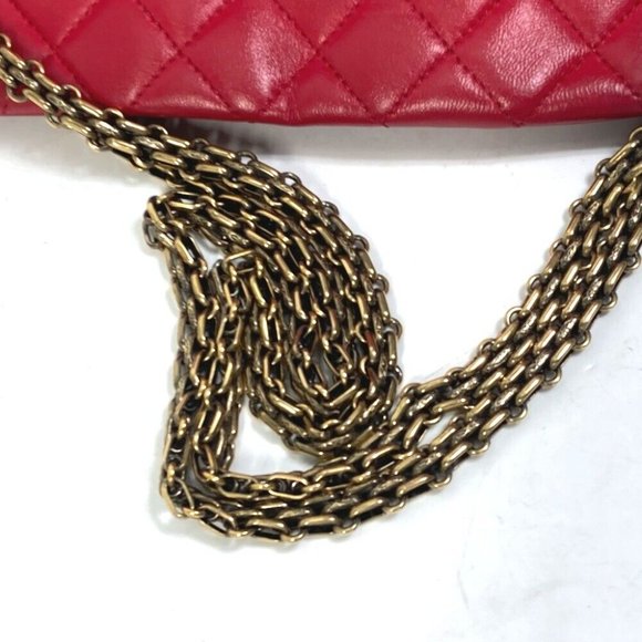 CHANEL CC CC Mark Matelasse Quilted Mini Boston Bag Double Chain Shoulder Bag - Picture 6 of 16